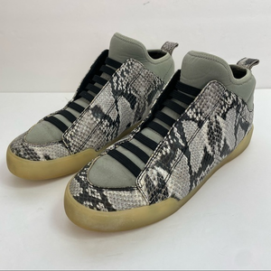 3.1 Phillip Lim Women’s Gray Snakeskin Hightop‎ Morgan Sneaker Pull-On Sz 40